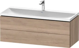 Duravit L-Cube Waschtisch-Set cbonded wandhängend 1200x480x480 Ei Marmoriert LC6953O55550000