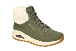 Skechers 167274/OLV Uno_Rugged_D Damenschuhe Gr?n-Olive Air Cooled Memory Foam
