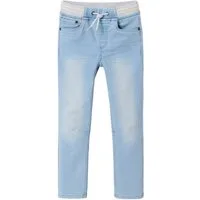 vertbaudet Bequeme Jeans Jungen Sweathose, Denim-Optik