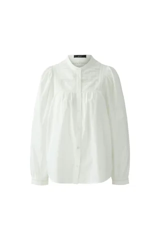 Oui - Bluse cloud dancer - Gr. - 40