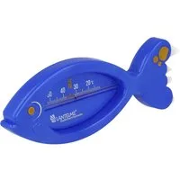 Lantelme Badethermometer Fisch Badewannen Thermometer für Baby Kinder Badewasser Temperatur, Spar-Set 1-tlg., Stückzahl und Farbe wählbar, Bade Wasserthermometer Analog, Schwimmend, Idealtemperatur Anzeige