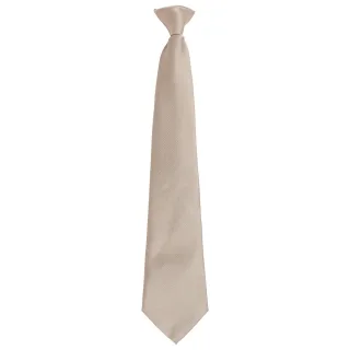 Premier - "Colours Fashion" Krawatte Zum Anklemmen für Herren/Damen Unisex (Khaki)