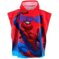 Spiderman Kapuzenhandtuch Spider-Man Handtuch mit Kapuze, Poncho, Baumwolle
