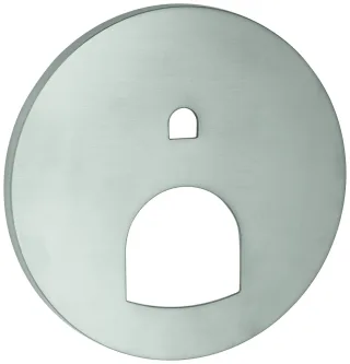 Grohe Rosette 49118 rund für EHM-FMS mit 2-Wege Umstellung supersteel, 49118DC0 49118DC0
