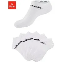 Bench. Sportsocken Damen Herren Sneaker Socken, Laufsocken niedrige Socken (Packung, 6-Paar, Gr. 32-38 bis 47-48) Sneakersocken mit klassischem Logoschriftzug