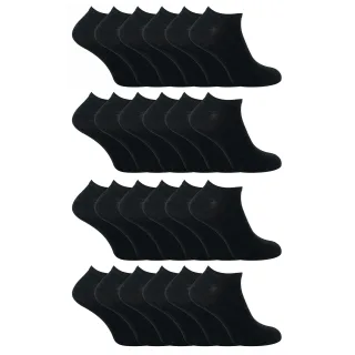 24er Pack Multipack Baumwolltrainingssocks für Herren & Damen