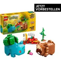 LEGO® SMART Play: Beerenfete mit Bisasam und Bidiza (72155), LEGO Pokémon Konstruktionsspielsteine, (240 St), Mit SMART Brick kombatibel (nicht enthalten)