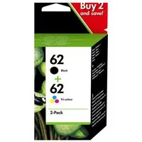 HP 62 Tintenpatronen Multipack 4-farbig Tintenpatrone