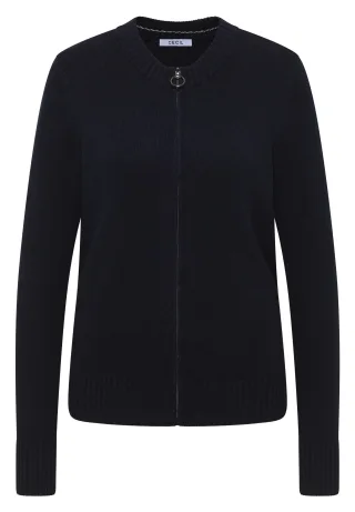 CECIL - Cosy Cardigan mit Zipper urban dark blue - Gr. - M