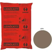 Ramsauer Dichtungskitt Ramsauer Fensterkitt 830 Leinölkitt 1Kg Kleinpackung grau, gebrauchsfertig, Praxiserprobte Qualität