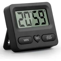 nsihing Küchentimer Multifunktionstimer Digitaler Timer und Stoppuhr Timer für Lernen, Kochen, Sport Große Digitalanzeige mit Alarmglocke