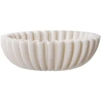 tinkaro Dekoschale Schale Polyresin ø20x6,5 cm Beige (1 St)