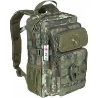 MFH Rucksack US Rucksack, Assault, Youngster, flecktarn