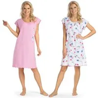 Consult-Tex Nachthemd Damen Nachthemd 2 Stück Packung DW946/947 (Set, 2-tlg., 2 Stück) bequem zu Tragen