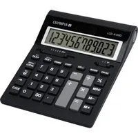 Olympia Taschenrechner Tischrechner 941911006, Angewinkeltes Display, Währungsumrechnung