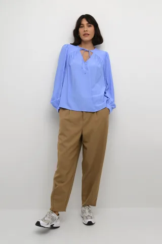 Langarm-Bluse Regular fit Vista Blue