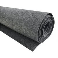 maDDma Stoff Bastelfilz 1m Meterware Filz 90cm x 1,5mm Dekofilz Taschenfilz, dunkelgrau meliert