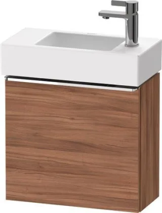 Duravit D-Neo Waschtischunterbau wandhängend Nussbaum Matt 484x222x440 mm - DE4219L10790000 DE4219L10790000