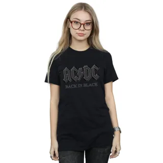 AC/DC - "Back In Black" T-Shirt für Damen (Schwarz)