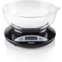 Tristar Küchenwaage Tristar KW-2430 Küchenwaage – 2 kg – Schwarz, Maximale Tragkraft 2 kg - Messbecher