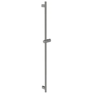 LAUFEN Brausestange TwinGliss , PVD Edelstahl-Optik, Höhe 1100 mm Vollmetall Einfache Installation d HF904794423000
