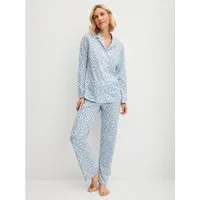 CALIDA Pyjama Cotton Special Damen (2 tlg) aus 100% Baumwolle, atmungsaktiv und klimaregulierend