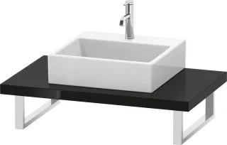 Duravit L-Cube Konsole Schwarz Hochglanz 800x550x45 mm - LC102C04040 LC102C04040