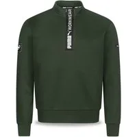 PUMA Workwear Sweatshirt ADVANCED Herren Pullover mit Reißverschluss mit Utility Fach Robustes und atmungsaktives Gewebe - Für Handwerk und Logistik