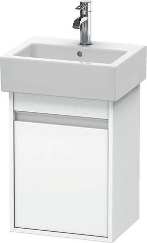 Duravit Ketho Waschtischunterbau wandhängend Weiß Matt 400x320x550 mm - KT6630L1818 KT6630L1818