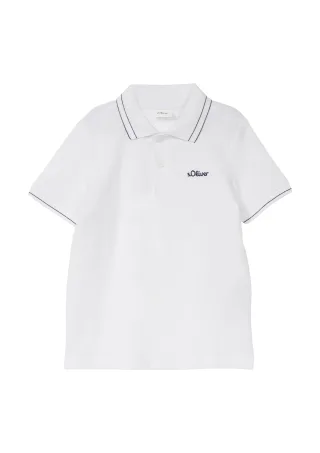 s.Oliver - Polo-Shirt weiß - Gr. - 110