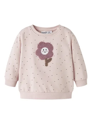 NAME IT - NBFLUELLE LS SWEAT BRU Lotus - Gr. - 68