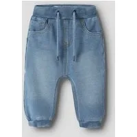 Name It Sweatjeans NBMBEN ROUND SWE JEANS 1058-TR NOOS Baumwollmischung, Sweat-Denim, Baggy Fit