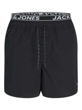 JACK&JONES - JPSTMAUI JJSWIM DB WB AKM SN black - Gr. - M