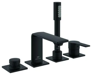GROHE 4-Loch-Einhand-Wannenbatterie Allure, 19316_1 Oberbau phantom black, 19316KF1 19316KF1