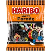 HARIBO Süßigkeit, Haribo Lakritz Parade Mischung mit Lakritz Konfekt und Dragees 175g