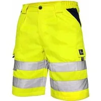 CXS Arbeitshose Herren Arbeitshorts Warnung gelb neon NORWICH