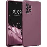 kwmobile Smartphone-Hülle Handyhülle für Samsung Galaxy A52 / A52 5G / A52s 5G Hülle, weiche Silikon Case metallisch schimmernd - Schutzhülle Cover