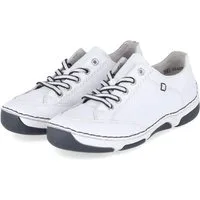 Rieker Rieker 55901-80 Damen Glattleder white Schnürschuh