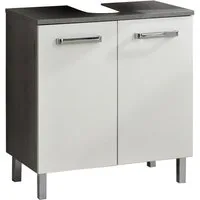 Saphir Waschbeckenunterschrank mit Siphonausschnitt