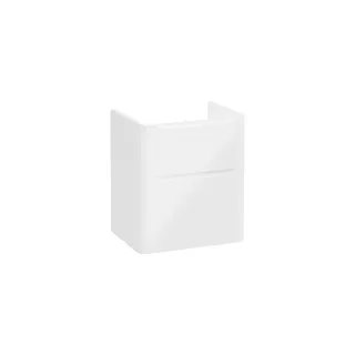 VitrA New Integra Round Waschtischunterschrank mit 2 Vollauszügen 57 x 45 x 65 Weiß Hochglanz,70005 70005