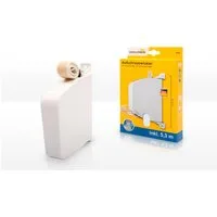 SCHELLENBERG Aufputz-Gurtwickler Aufschraubwickler für das Rollladensystem Maxi, Set, 1-tlg., schwenkbar, mit vormontiertem Rollladengurtband, weiß oder braun