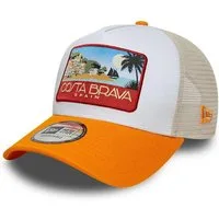 New Era Baseball Cap Costa Brava Location 9Forty A-Frame Trucker Cap New Era Orange (1-St)