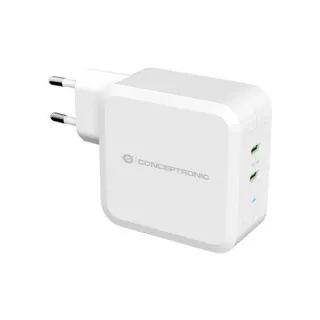 Conceptronic ALTHEA08W 2-Port 100W GaN USB-C Ladegerät
