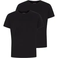 Blend T-Shirt (Packung, 2-tlg) mit Rundhalsausschnitt, im Basic-Stil, aus Baumwollmischung