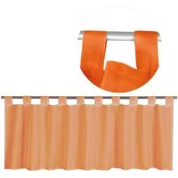 Bestgoodies Vorhang (1 St), Schlaufen, transparent, Voile, Schlaufen-Bistrogardine, transparente uni Scheibengardine Voile
