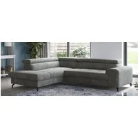 COTTA Ecksofa Aura L-Form, B: 260 cm, mit Bettfunktion, Bettkasten & Kopfteilverstellung