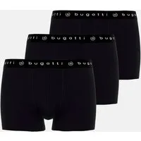 bugatti Slip Mailand (3er Pack) breiter Bund, mit Logo, atmungsaktiv, Baumwollmix, eng