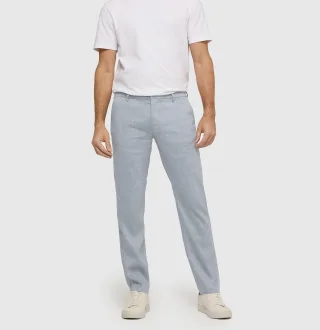 MAC - MAC JEANS - Lennox Sport, Linen Stretch blau - Gr. - 30