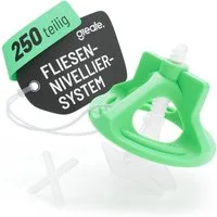 greate. Nivelliersystem 250-teiliges Fliesen Nivelliersystem 2mm - Fliesenverlegehilfe Set (250-St)