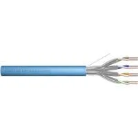 Professional Cat.6a U/FTP Verlegekabel simplex, Eca blau, 100 Meter Rolle